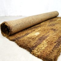 Tapijt handgeweven vintage jaren 70 handwoven carpet seventies tapestry