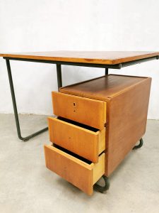 retro vintage industrieel bureau buro industrial desk