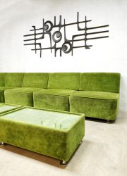 midcentury vintage modular sofa lounge bank modulair 60 70