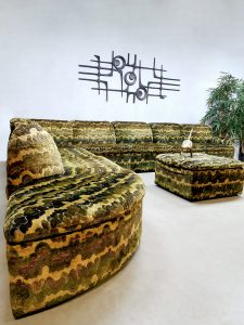 Vintage modular sofa modulaire elementen lounge bank ' Urban Jungle' retro