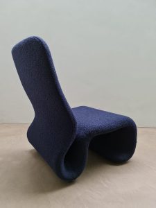 Olivier Mourgue vintage sculptural Space Age fauteuil lounge chair