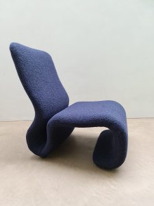Vintage sculptural Space Age lounge chair fauteuil