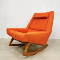 midcentury Danish design rocking chair Deense schommelstoel