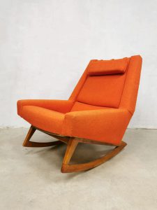 midcentury Danish design rocking chair Deense schommelstoel