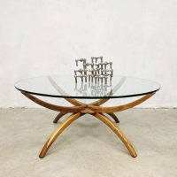 midcentury design spider leg coffee table salontafel