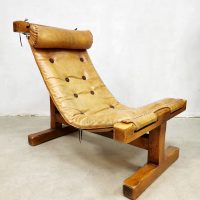 Midcentury easy chair Brazilian design lounge 'Brutalist'