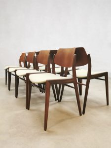 midcentury design eetkamerstoelen dining chairs Wilkhahn Hartmut Lohmeyer