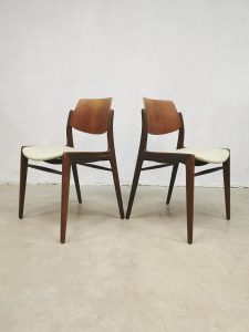 vintage Dutch design dining chairs eetkamerstoelen