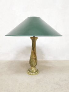 Italian onyx table lamp marmeren tafellamp