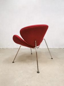 vintage orange slice easy chair lounge fauteuil Artifort Pierre Paulin F437