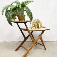 Retro side table plant stand display bijzettafel plantentafel 'sixties'