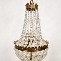 vintage chandelier kroonluchter antique vintage gold gilded