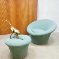 Artifort vintage design chair mushroom & stool F560 Pierre Paulin