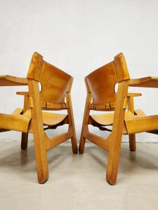 midcentury design spanish chair Borge Mogensen Frederica armchairs