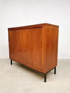 vintage tambour filing cabinet midcentury kast