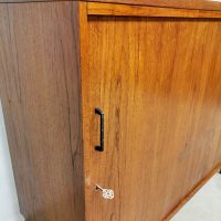 vintage tambour filing cabinet midcentury kast