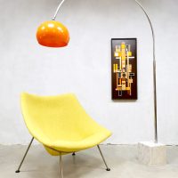 Dutch vintage design easy chair lounge fauteuil Artifort Pierre Paulin Oyster