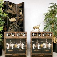 Asian cabinet chest of drawers Aziatische kast 'Chinoiserie'