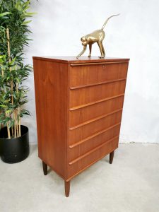 vintage design ladekast teak chest of drawers Danish Scandinavian design