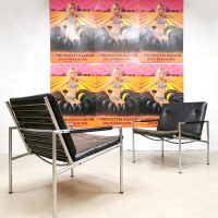 Martin Visser vintage SZ03 armchairs t spectrum lounge fauteuils