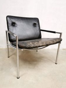 midcentury Dutch design Martin Visser armchairs t spectrum lounge fauteuils