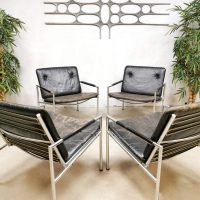 midcentury Dutch design Martin Visser armchairs t spectrum lounge fauteuils