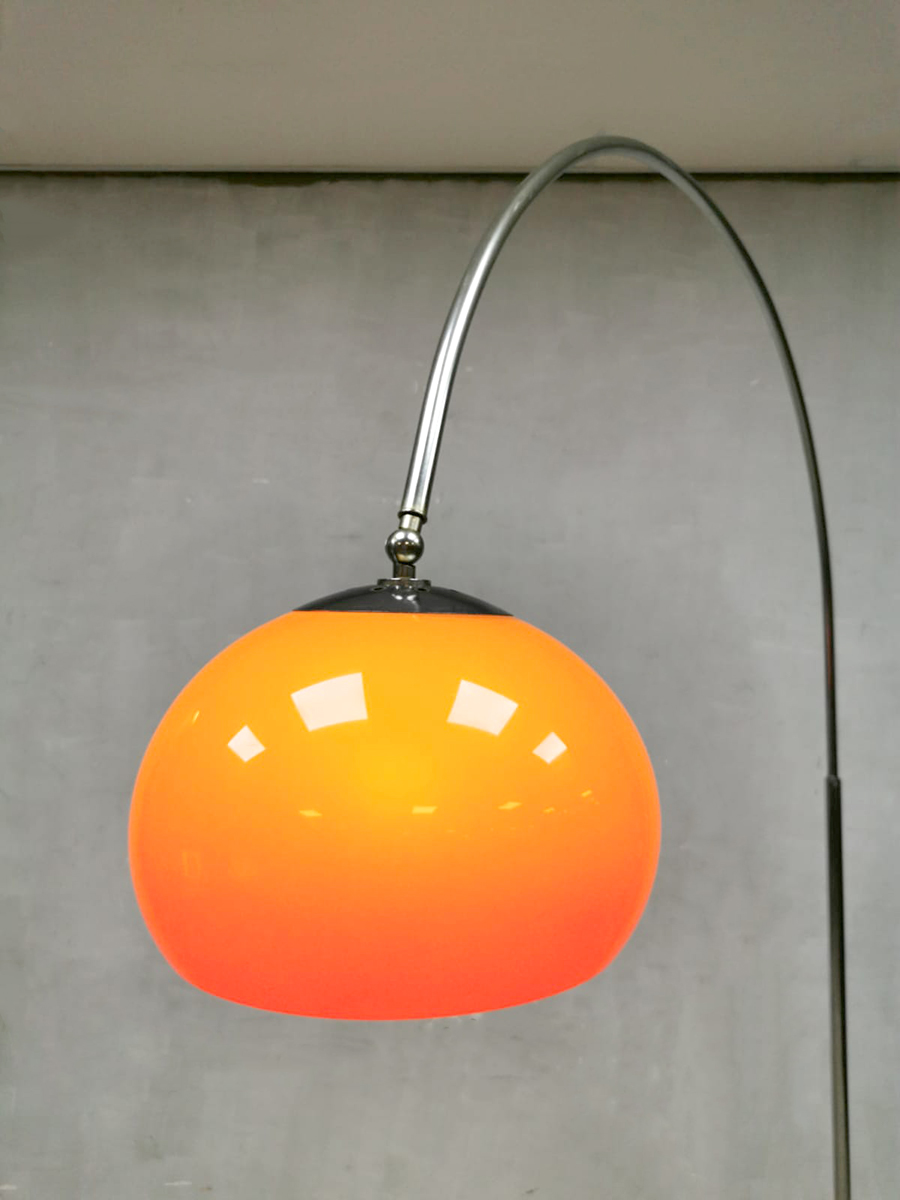 vintage arc lamp orange | Bestwelhip