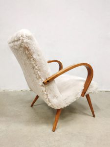 midcentury armchair sheep teddy lounge fauteuil