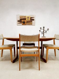 G plan dining table dining chairs Wilkens