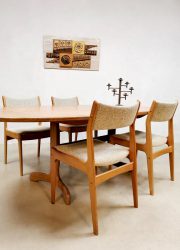 Vintage design dining set table chairs eetkamer set G-plan Victor Wilkens