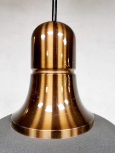 midcentury copper Dutch design pendant Raak hanglamp