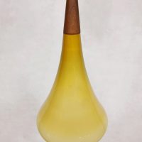 vintage Holmegaard pendant yellow teardrop