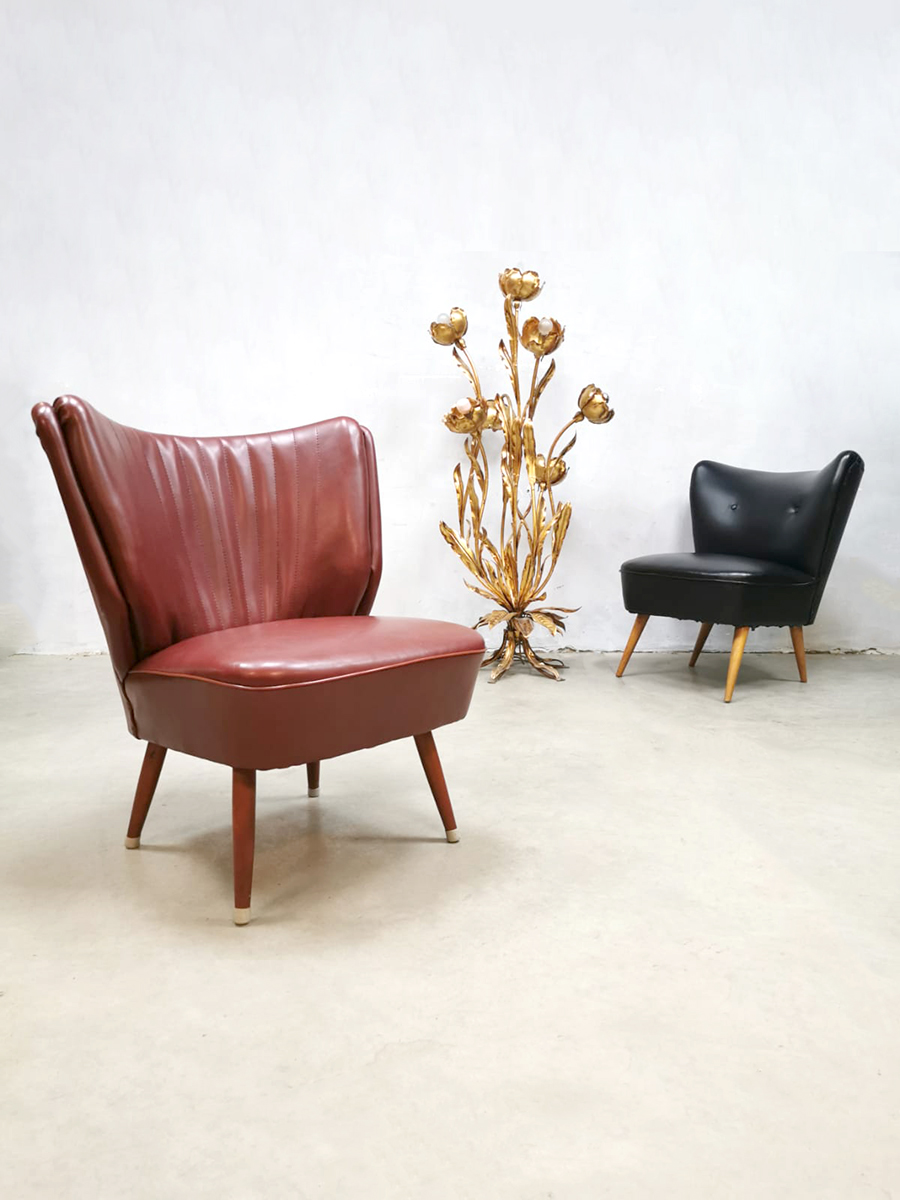Vintage cocktail chairs club fauteuil expo stoelen |