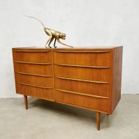 jaren 60 teak Danish design chest of drawers cabinet deense ladenkast teak