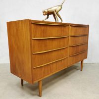 vintage teak danish design chest of drawers cabinet deense ladenkast teak