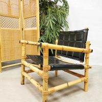 IKEA sixties design bamboo armchairs coffee table bamboe lounge