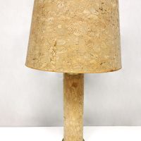 Vintage cork table lamp kurk tafellamp Ingo Maurer