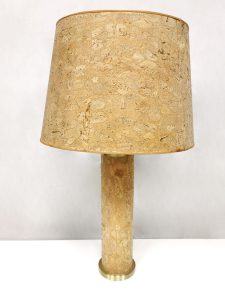 Vintage cork table lamp kurk tafellamp Ingo Maurer