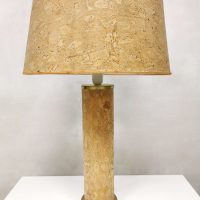 Midcentury design cork table lamp kurk tafellamp Ingo Maurer