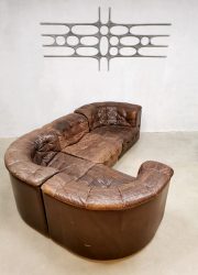 vintage leather sofa modular de Sede Swiss modulaire bank