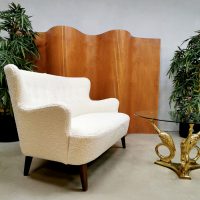 Midcentury Dutch design sofa Theo Ruth Artifort 'Bouclé fabric'