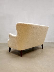 Midcentury Dutch design sofa Theo Ruth Artifort 'Bouclé fabric'