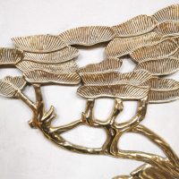 Brass Bonsai Tree Wall Sculpture by Bijan
