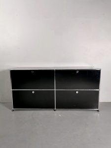 vintage 80's Design wall unit cabinet wandkast office furniture USM Haller lowboard