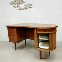 Midcentury Danish design Kidney desk vintage bureau Kai Kristiansen