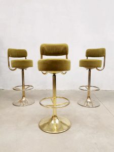 Zweedse vintage design Borje Johanson krukken mancave kruk stool