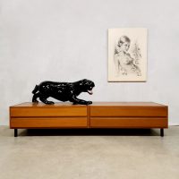 Kleverig jurk oorsprong Midcentury Danish vintage design lowboard dressoir Deens tv meubel  'minimalism' | Bestwelhip