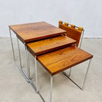 Brabantia magazine holder nesting table lectuurbak wood bijzettafeltjes midcentury design retro