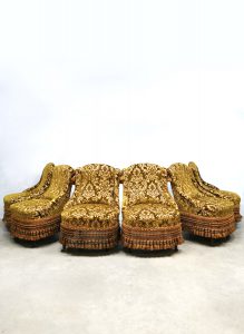 Vintage 'Baroque' seating group lounge fauteuils cocktail sofa 'Bohemian Gypsy'