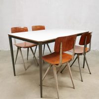 Vintage Dutch design industrial office table tafel Wim Rietveld Ahrend de Cirkel